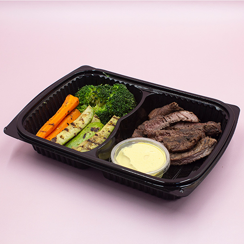 Steak and veggies