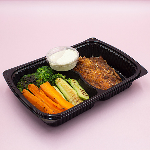 Fish and veggies
