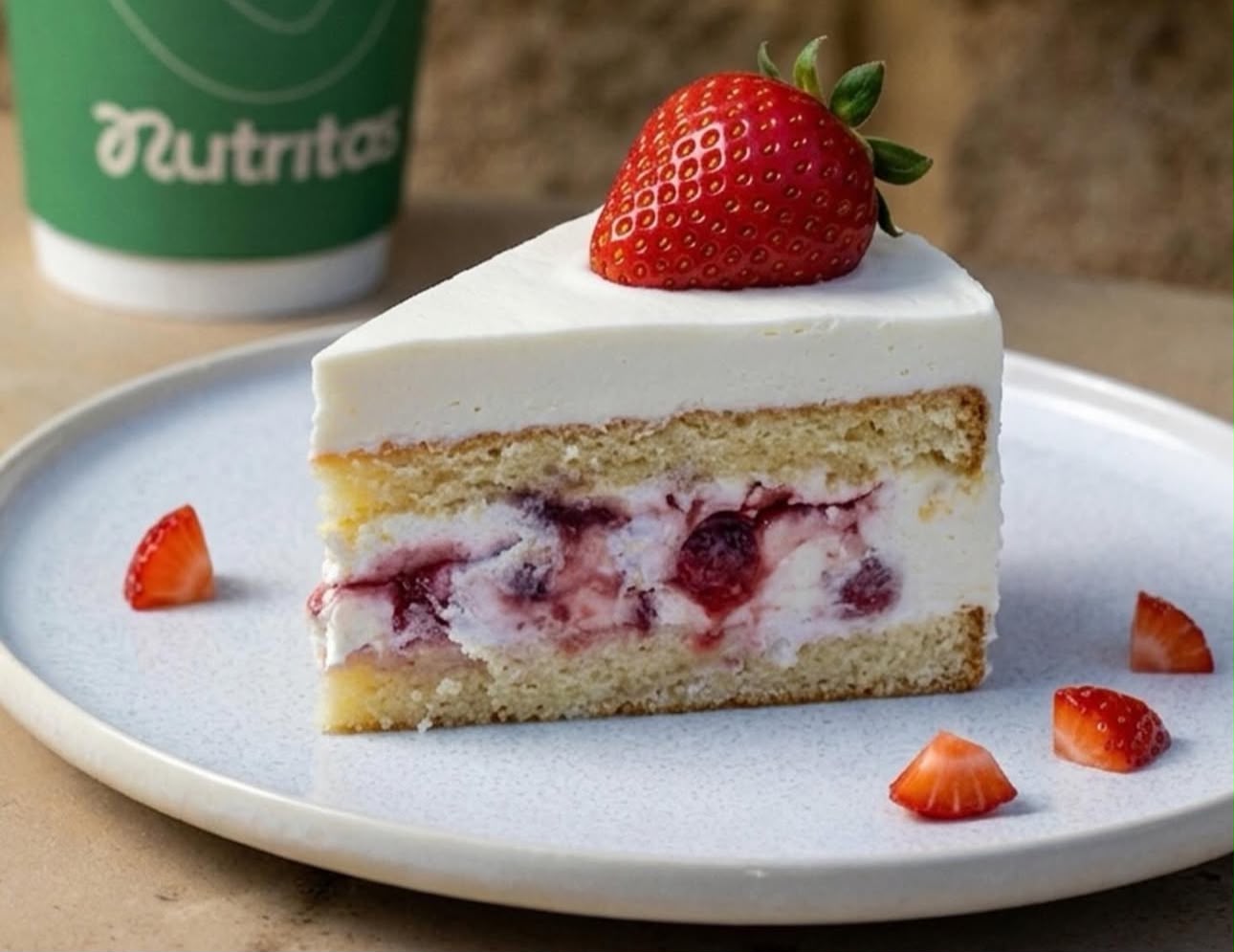 Fraisier cake